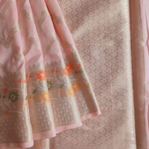 GEORGETTE SAREE BABY PINK