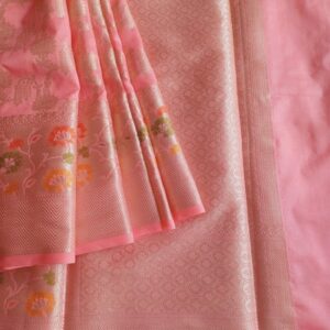Banarasi Georgette Saree Light Pink