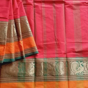 Kanchipuram Pure Cotton Red